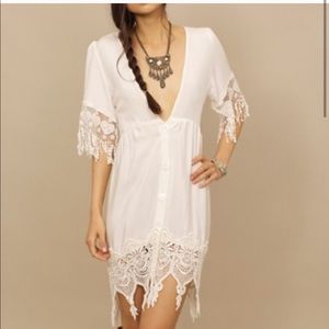 Stone cold fox jade dress in size 2 white